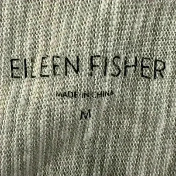 EILEEN FISHER STRIPED LINEN RACE BACK TANK TOP SIZE M - Picture 10 of 10